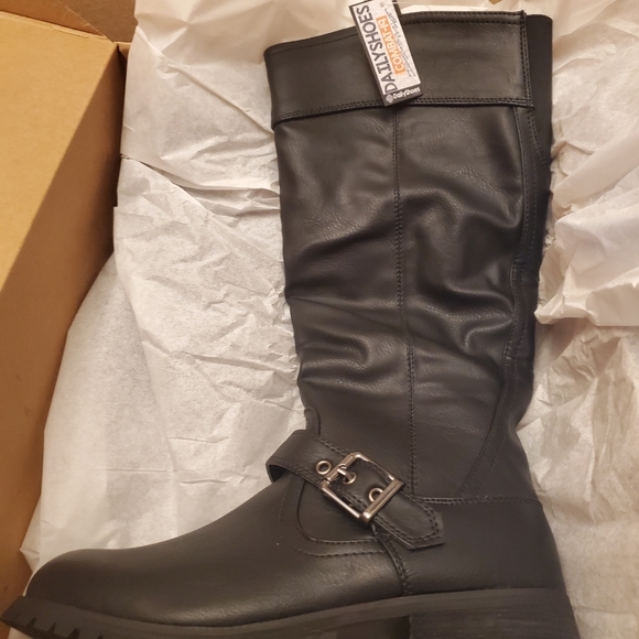 Knee High Military Style Combat Boots 6.5 - Picture 8 of 12